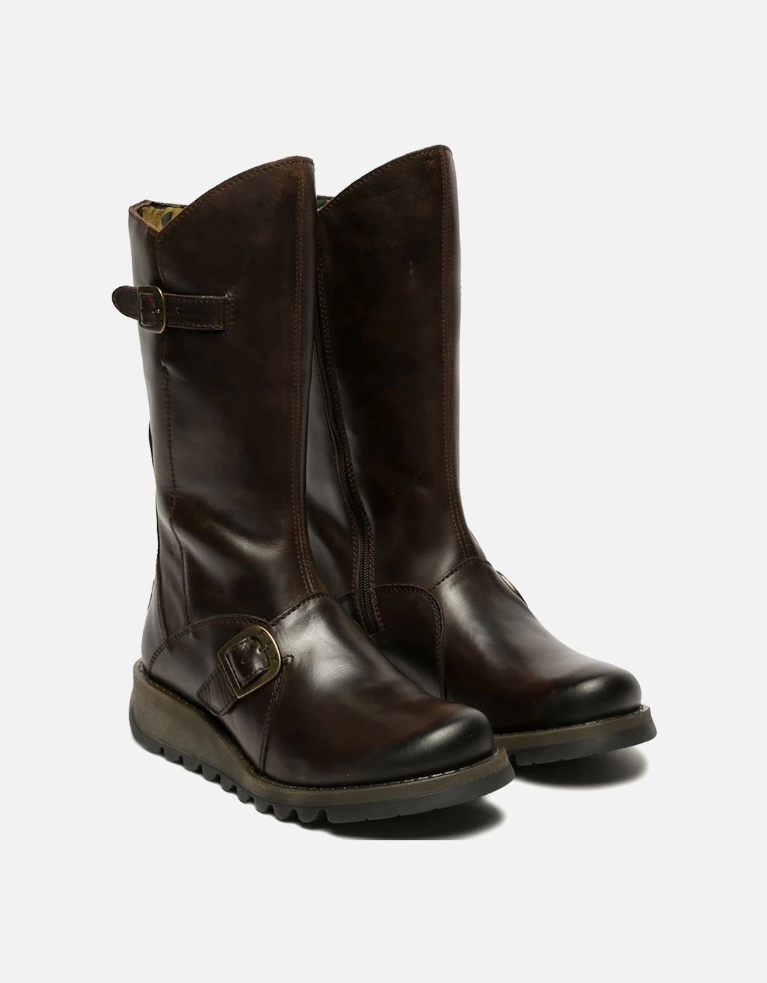 MES 2 Rug Leather Women's Dark Brown Boots