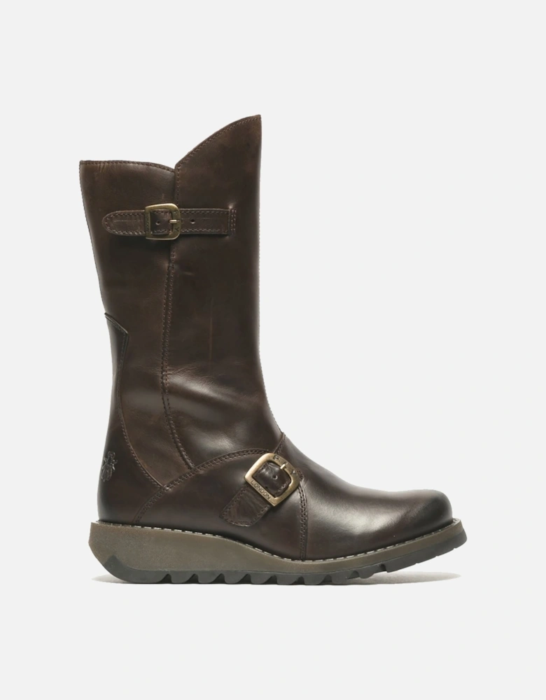 MES 2 Rug Leather Women's Dark Brown Boots