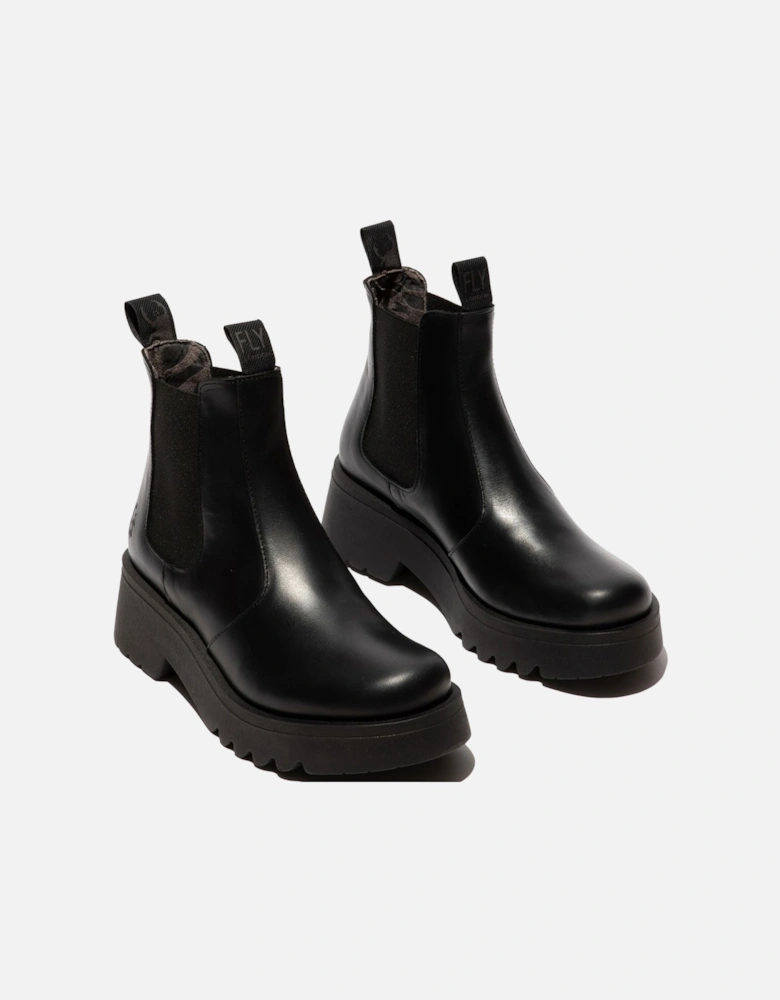 Medi Leather Women's Black Boots