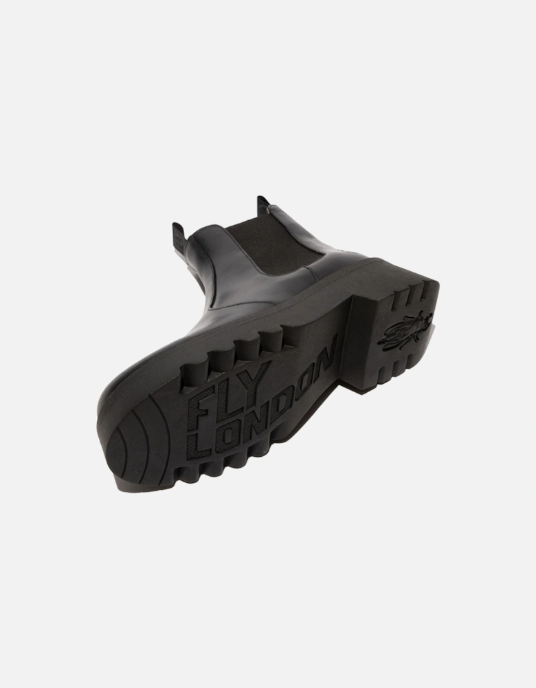 Medi Leather Women's Black Boots