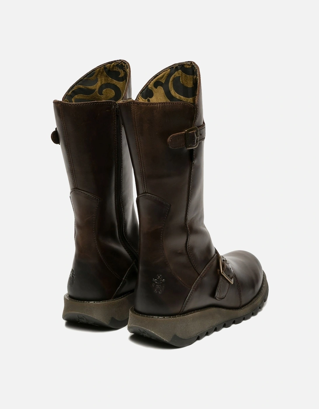 MES 2 Rug Leather Women's Dark Brown Boots