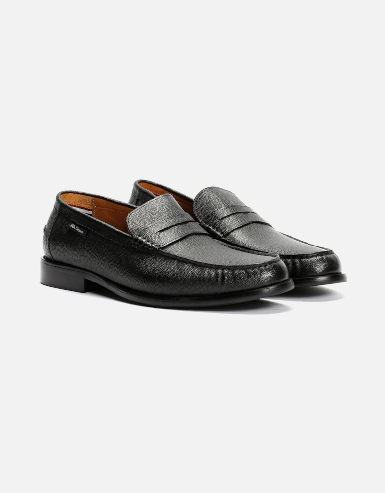 Hester Leather Men's Black Loafers