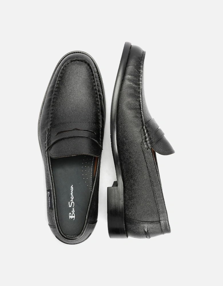 Hester Leather Men's Black Loafers