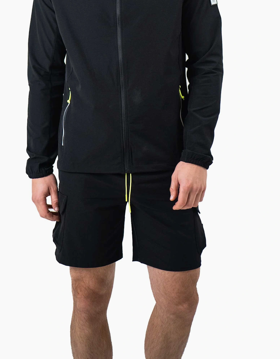 REFLECT Men's REFLECT Woven Capsule Cargo Shorts Black