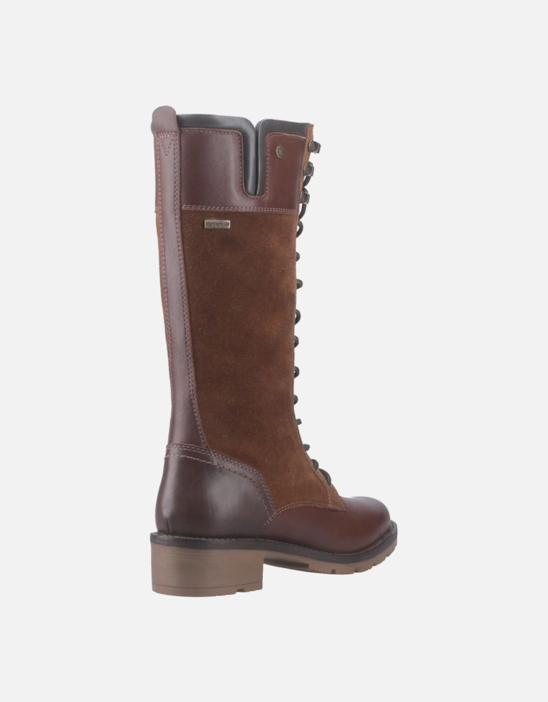 Skye Tall Boot Leather Women's Brown Boots