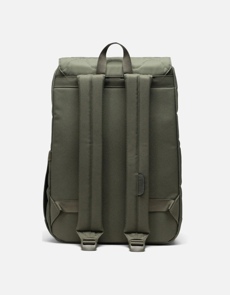 Bags Retreat Small Quilted Backpack Polyester Unisex Adults Green Backpack - One Size