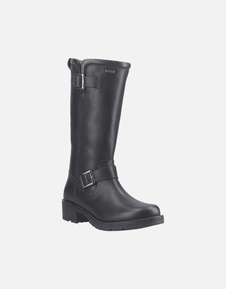 Skye Tall Boot Leather Women's Black Boots