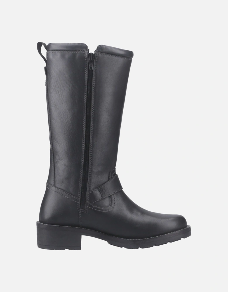 Skye Tall Boot Leather Women's Black Boots