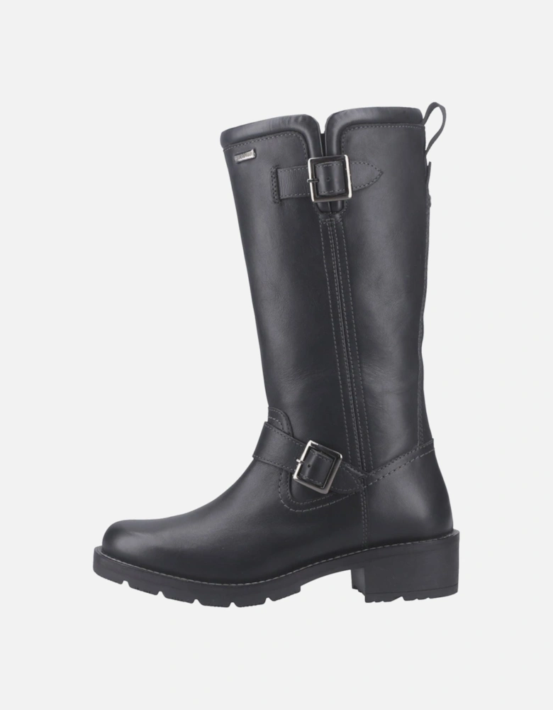 Skye Tall Boot Leather Women's Black Boots