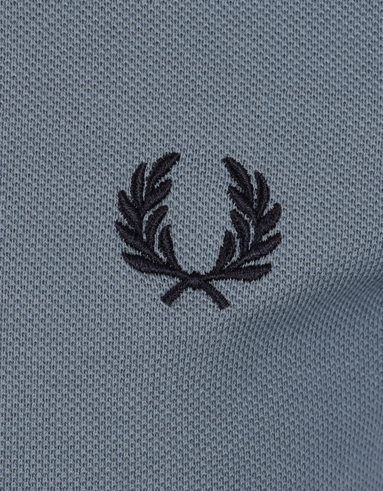 TWIN TIPPED POLO STOCKPORT BLUE