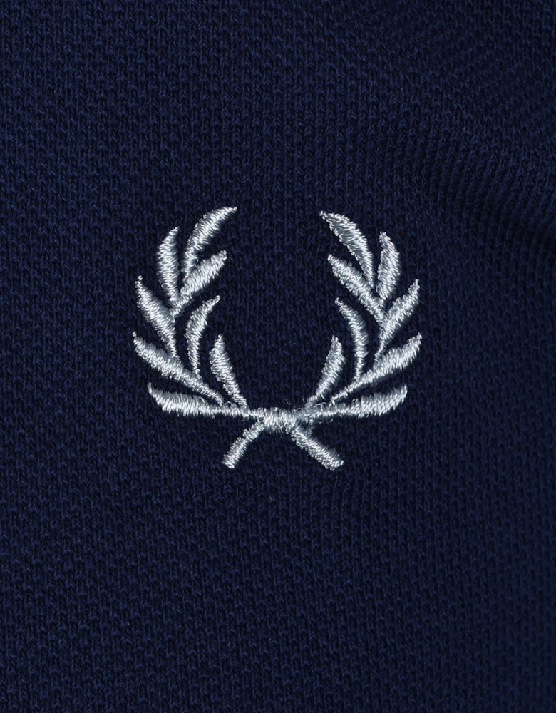 TWIN TIPPED POLO FRENCH NAVY/GOLD/BLUE