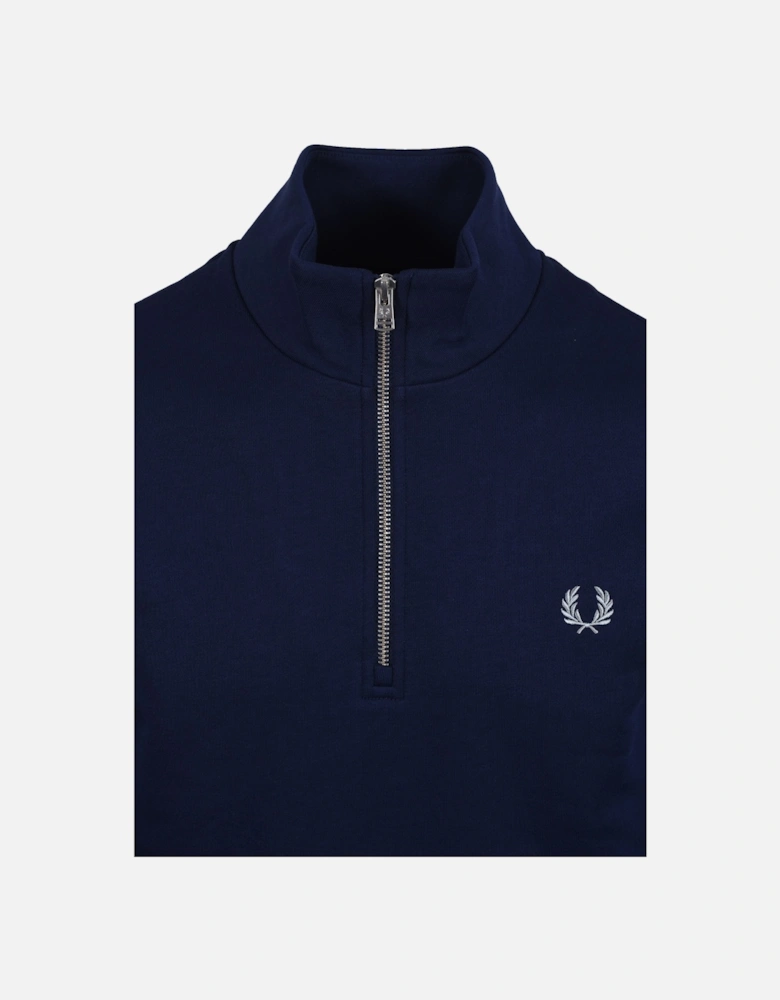 HALF ZIP SWEATSHIRT FRENCH NAVY/GOLD/BLUE