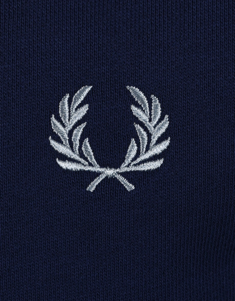 HALF ZIP SWEATSHIRT FRENCH NAVY/GOLD/BLUE