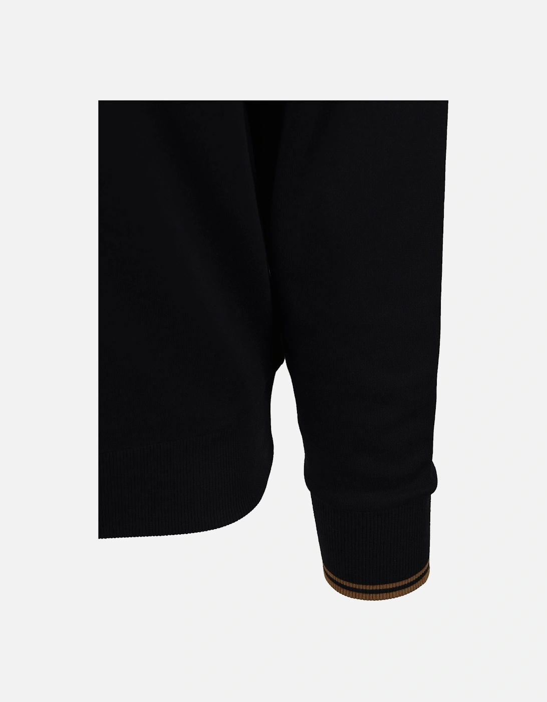 CREW NECK SWEATSHIRT BLACK/SHADED STONE