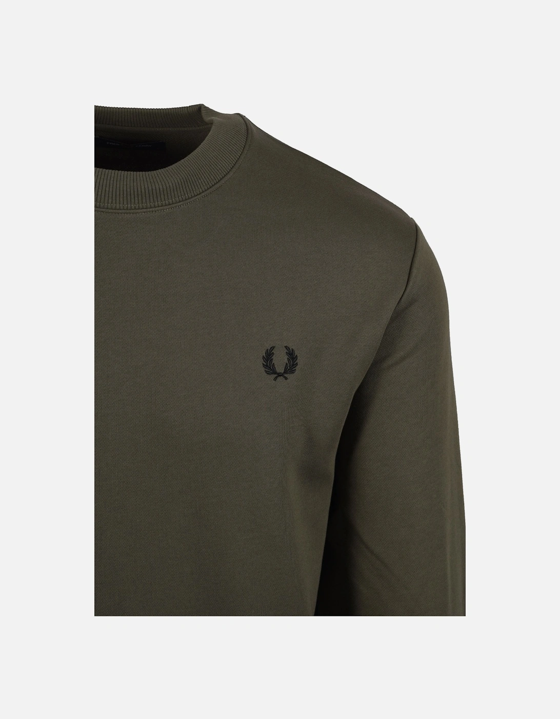 CREW NECK SWEATSHIRT GREEN/ BLACK