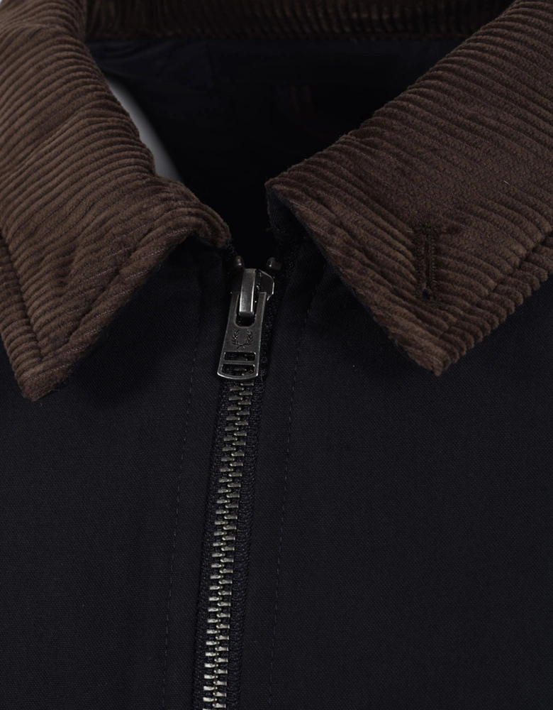 COTTON CABAN JACKET NAVY