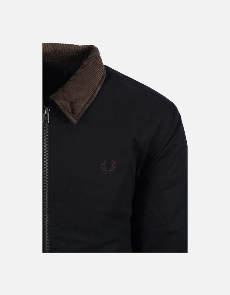 COTTON CABAN JACKET NAVY