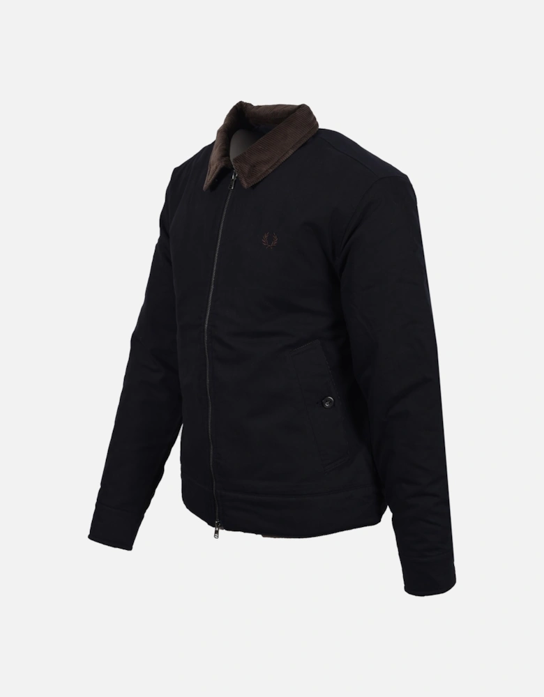 COTTON CABAN JACKET NAVY