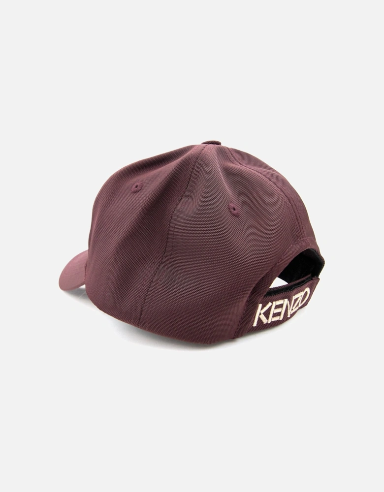 Tiger Canvas Cap Burgundy