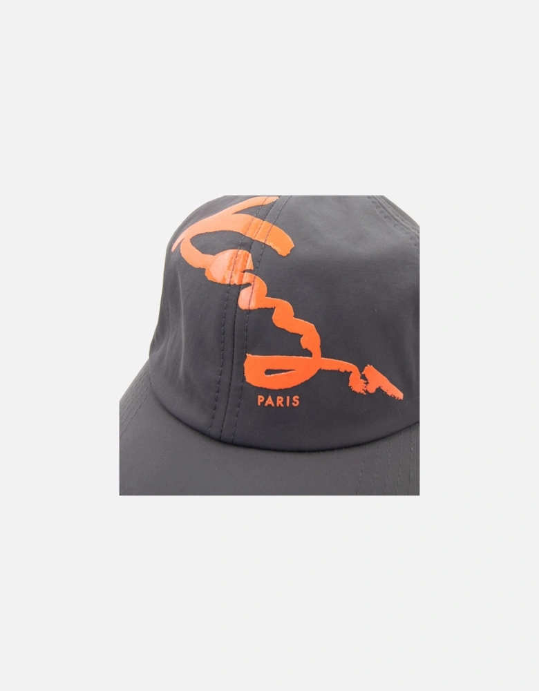 Rubberised Signature Logo Cap Charcoal