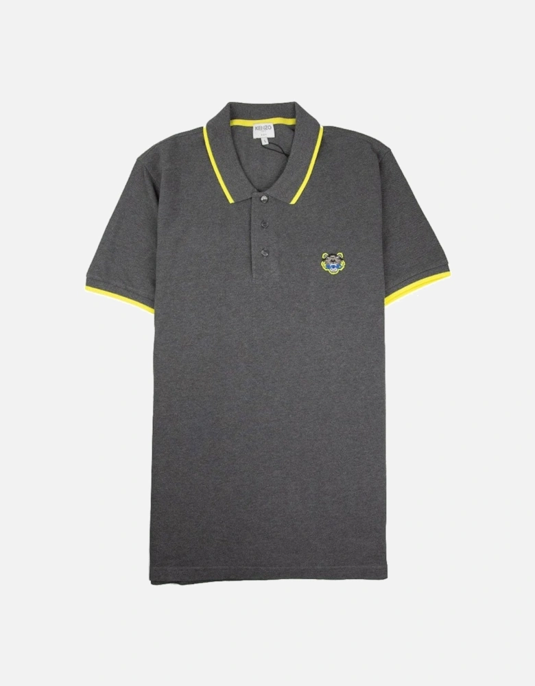 Tiger Crest Polo Grey/Yellow