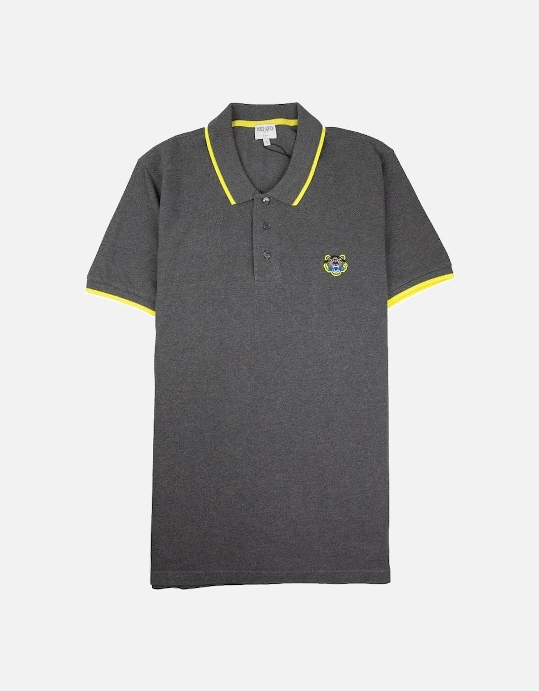 Tiger Crest Polo Grey/Yellow, 3 of 2
