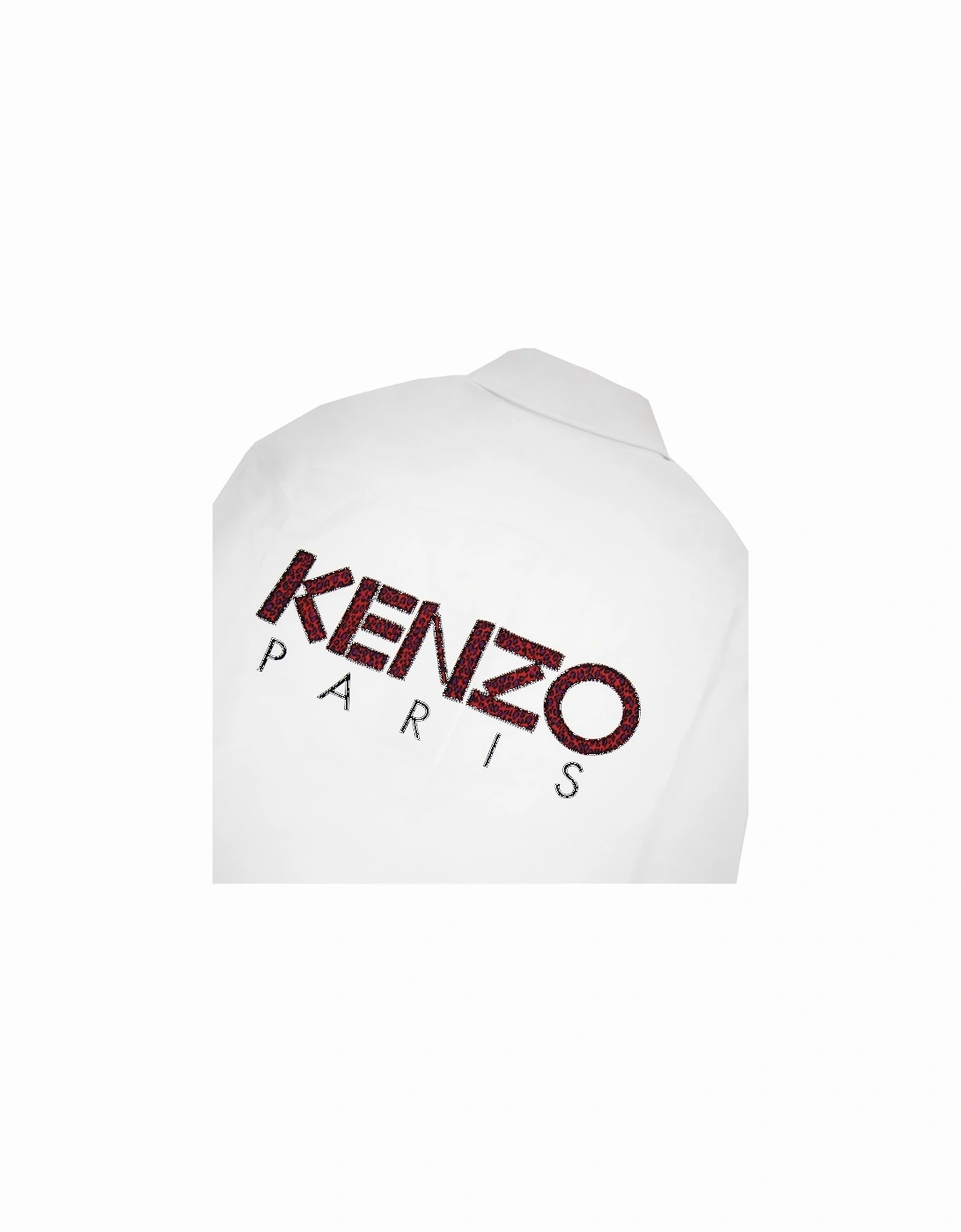 Back Logo Long Sleeve Shirt White/black