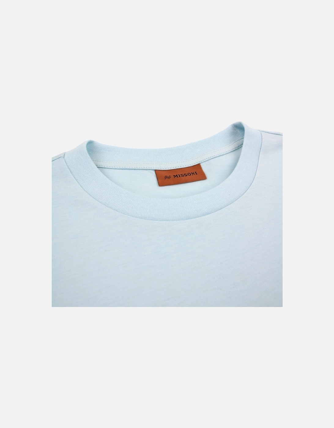 Embroiderd Milan Logo T Shirt Powder Blue S729x