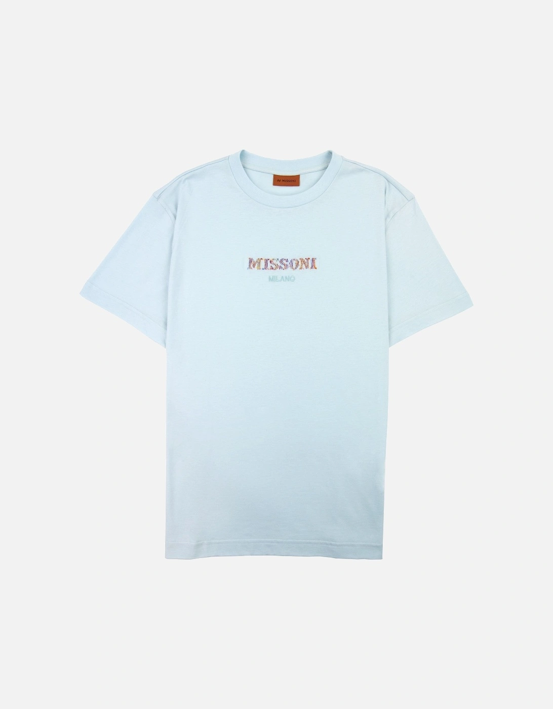 Embroiderd Milan Logo T Shirt Powder Blue S729x, 5 of 4