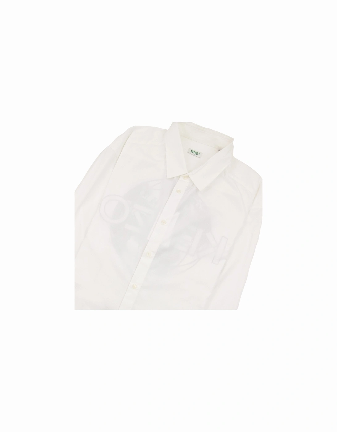 Globe Back Logo Shirt White