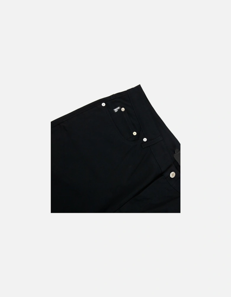 Peace Silver Logo Jeans Black