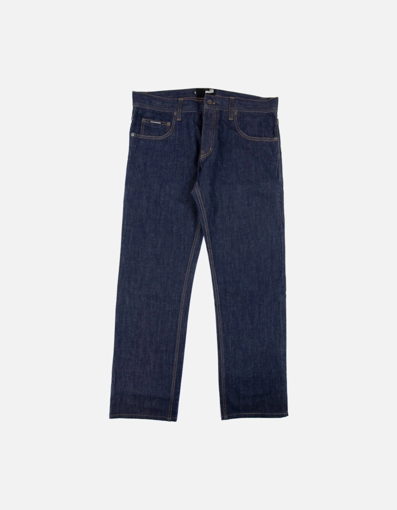 Printed Logo 5 Pocket Denim Jean Denim 005l