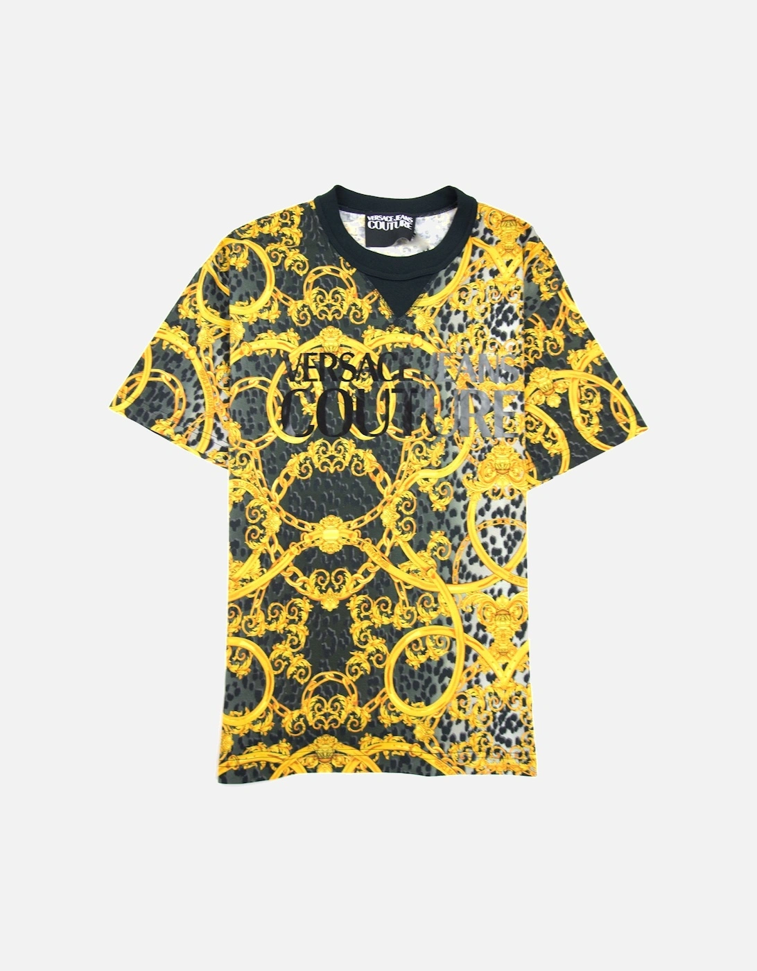 Jeans Couture Leo Chain Print Tshirt Black/grey, 3 of 2