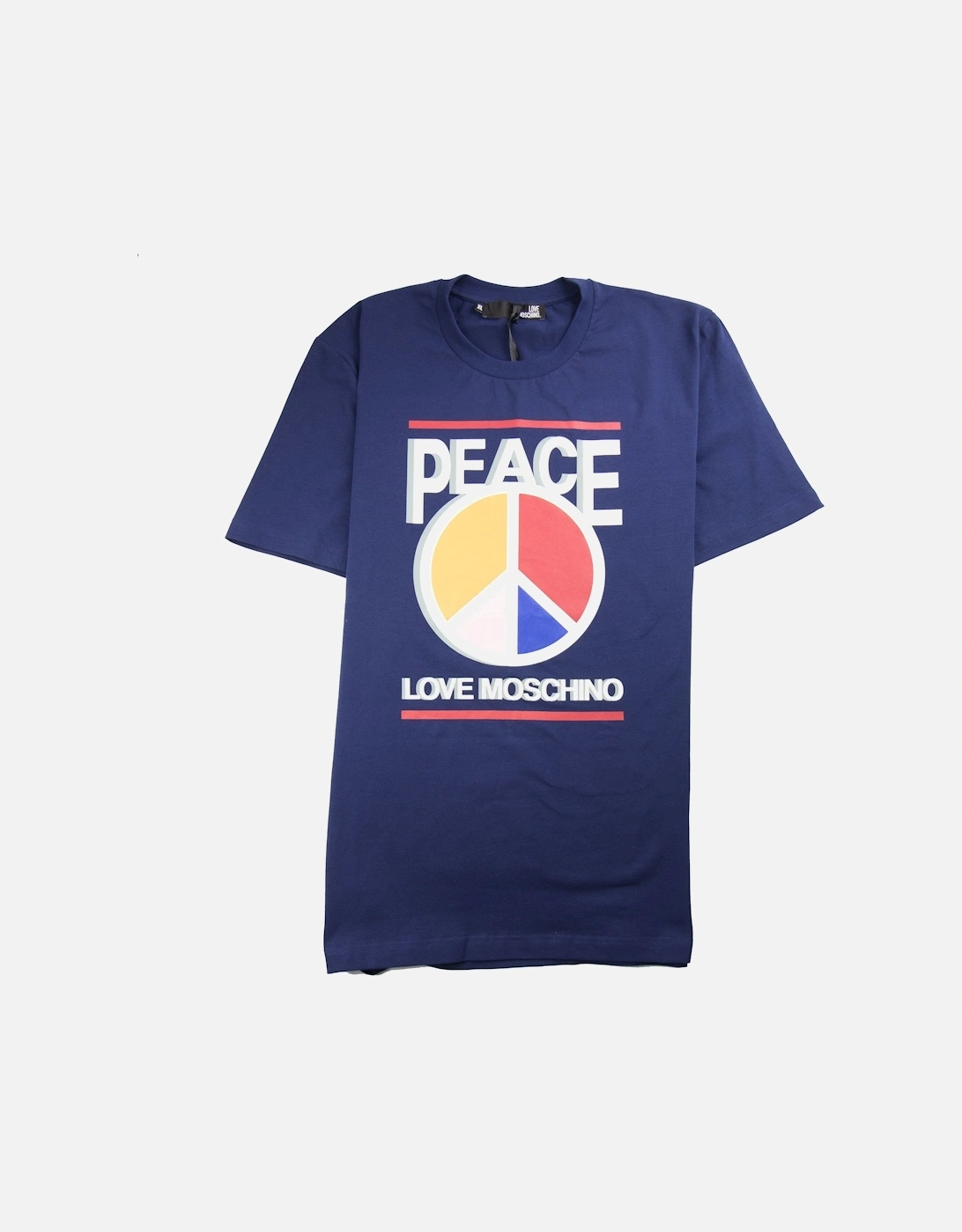Peace Love T-Shirt Blue, 3 of 2