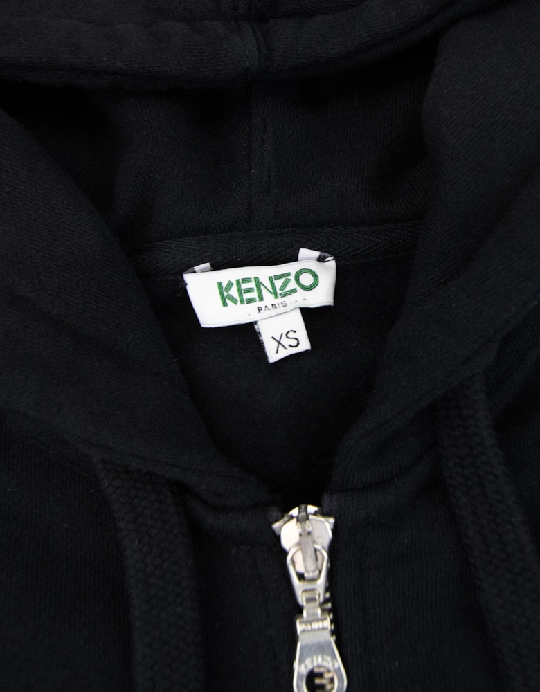 Tiger Hoody Zip Black/blue