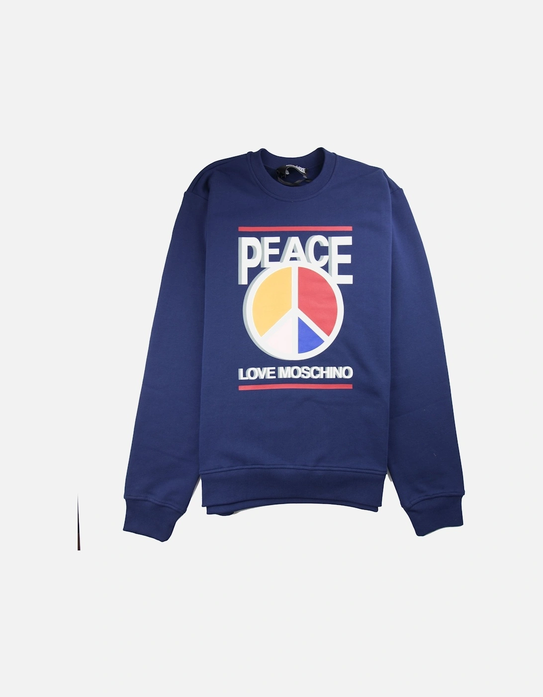 Peace Love Sweatshirt Blue, 3 of 2