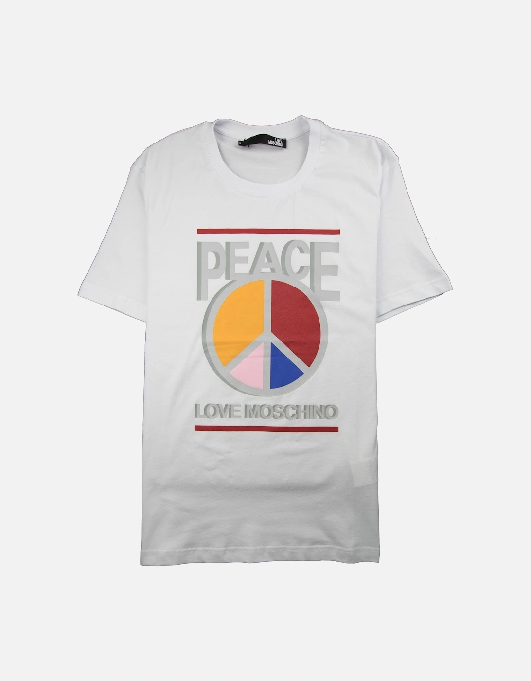 Peace Love T-Shirt White, 3 of 2