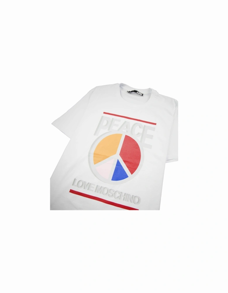 Peace Love T-Shirt White