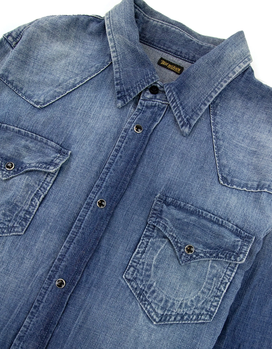 Core Jake Western Shirt Denim