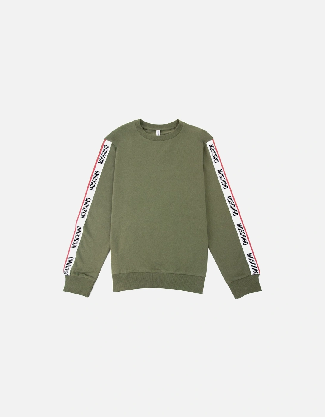Underwear Tape Logo Arm Sweatshirt Khaki 0430, 5 of 4