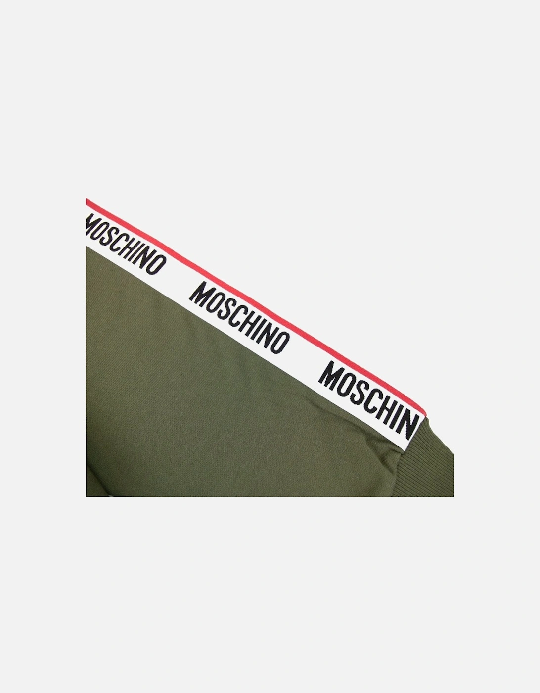 Underwear Tape Logo Arm Sweatshirt Khaki 0430