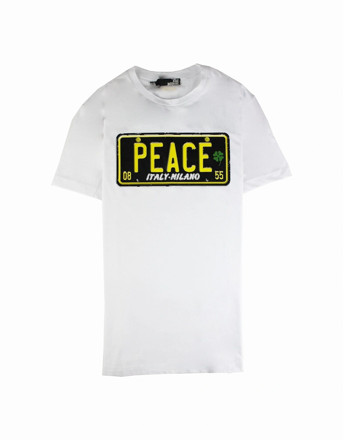 Peace Logo Printed T Shirt White, 3 of 2