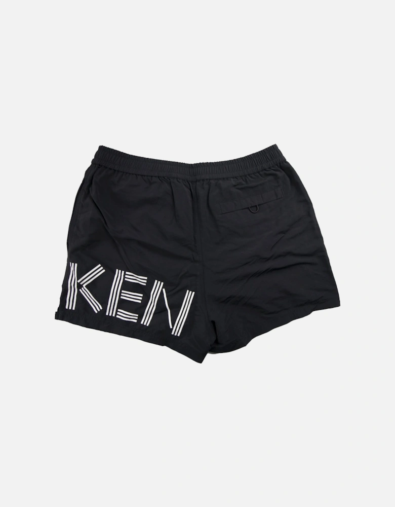Side Logo Swim Shorts Black