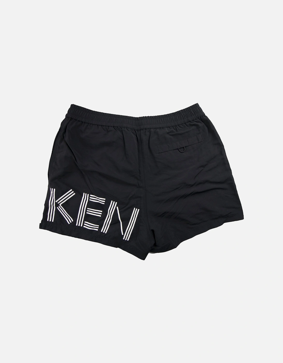 Side Logo Swim Shorts Black