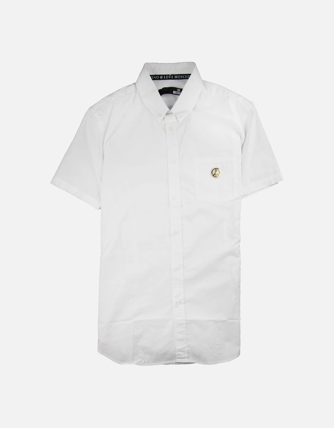 Short Sleeve Shirt Pocket Badge White, 3 of 2