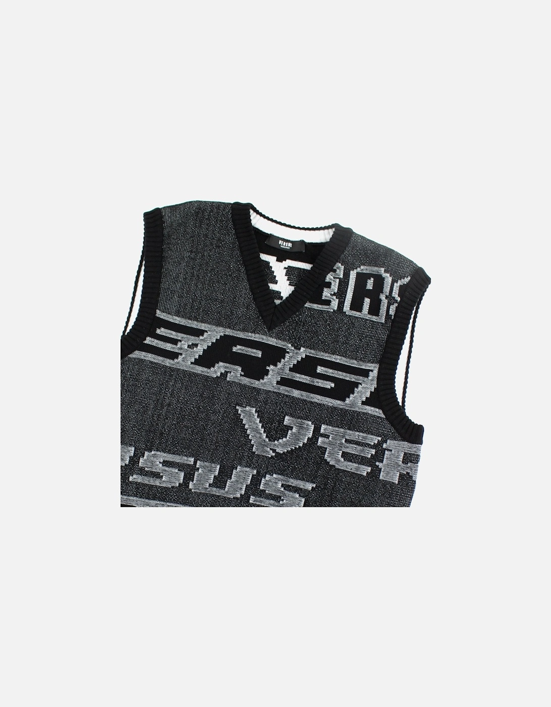 Versace Versus Knitted Vest Top Black