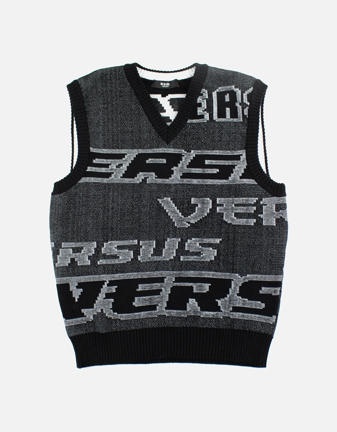 Versace Versus Knitted Vest Top Black, 3 of 2
