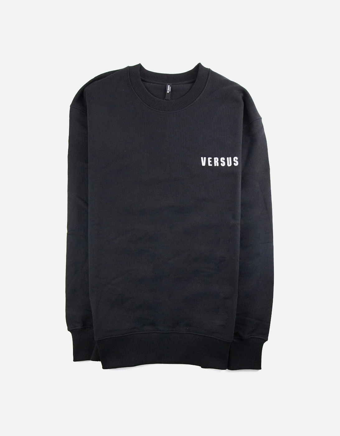 Versace Versus Embroidered Lion Logo Sweatshirt Black, 3 of 2