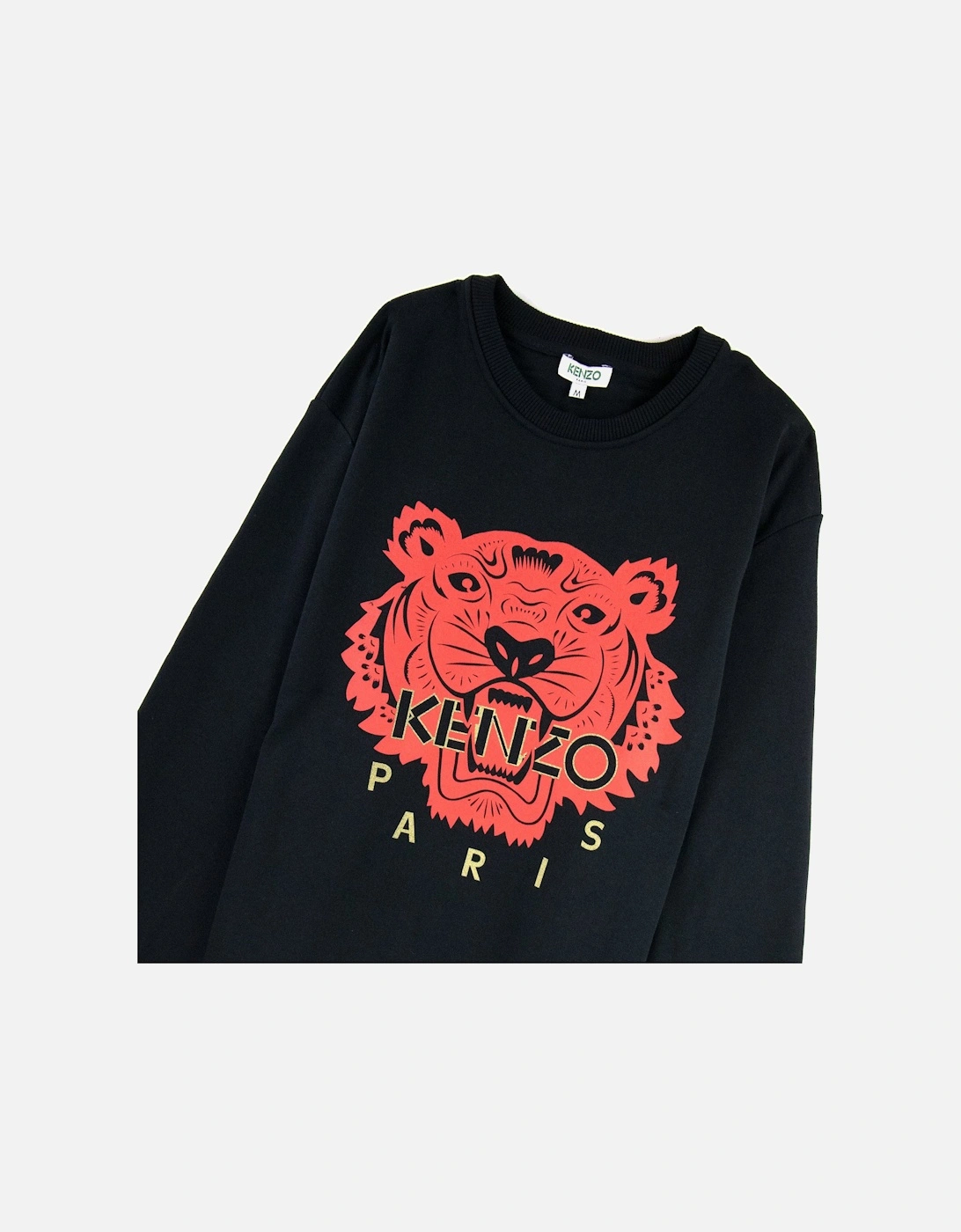 Red Tiger Print Sweatshirt Black/red