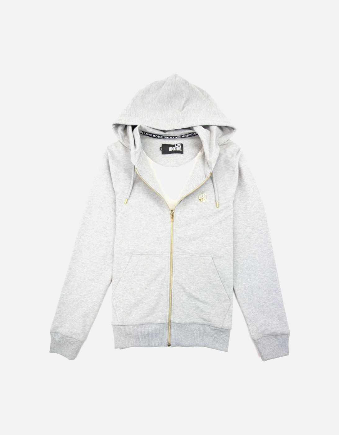 Metal Peace Hoody Light Grey